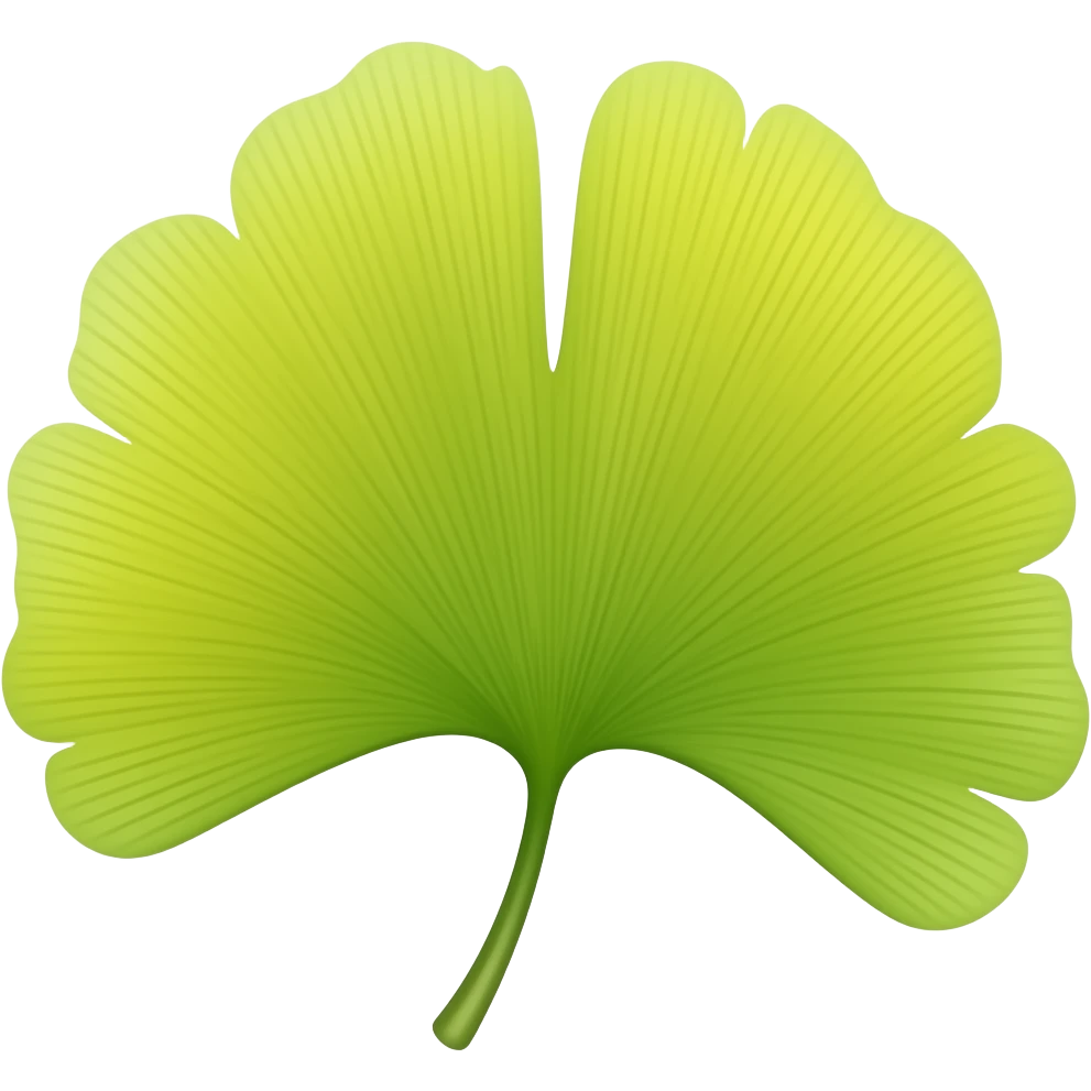 utilise mon logo de feuille de ginko pour le créer en emoji emoji