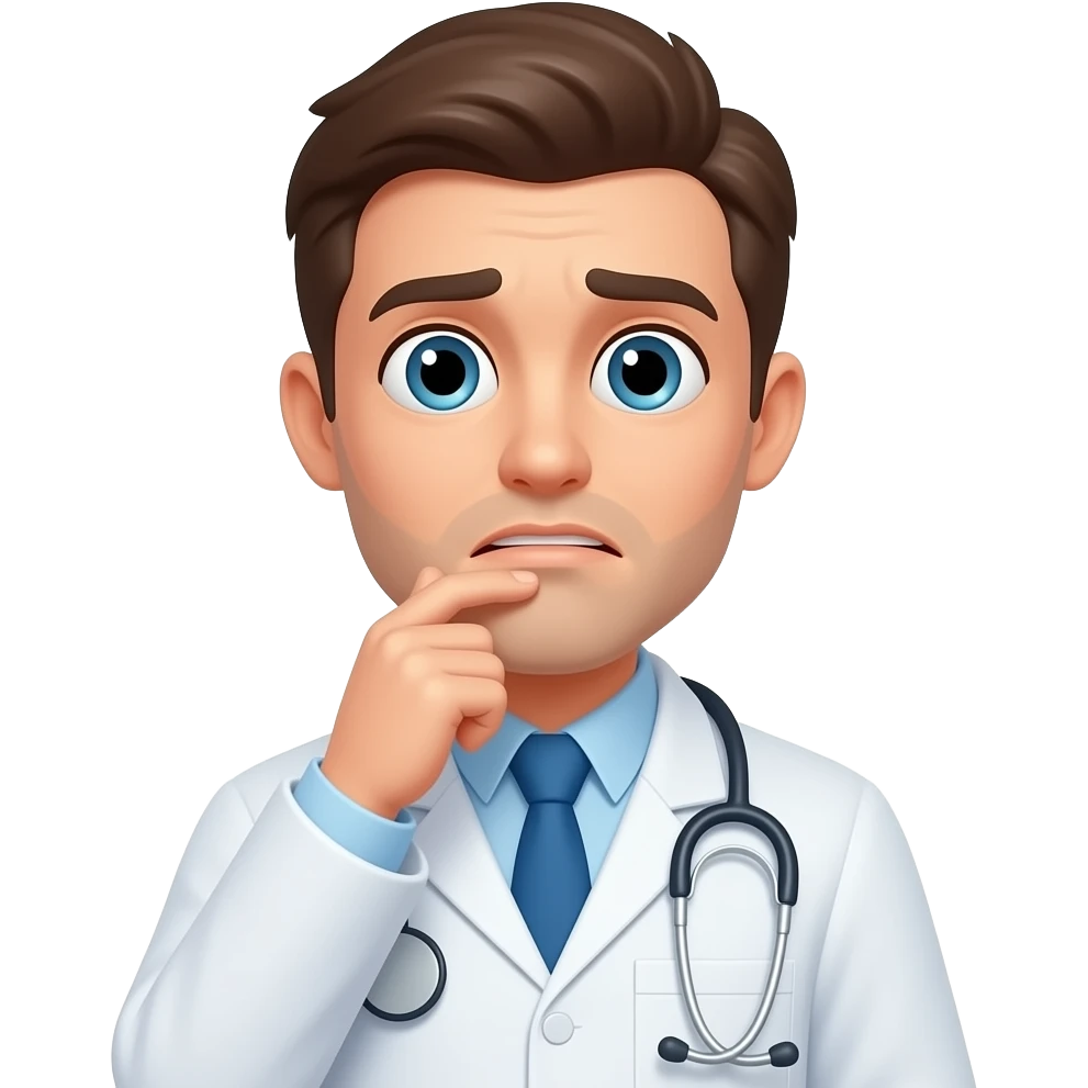 thinking confuse physio emoji