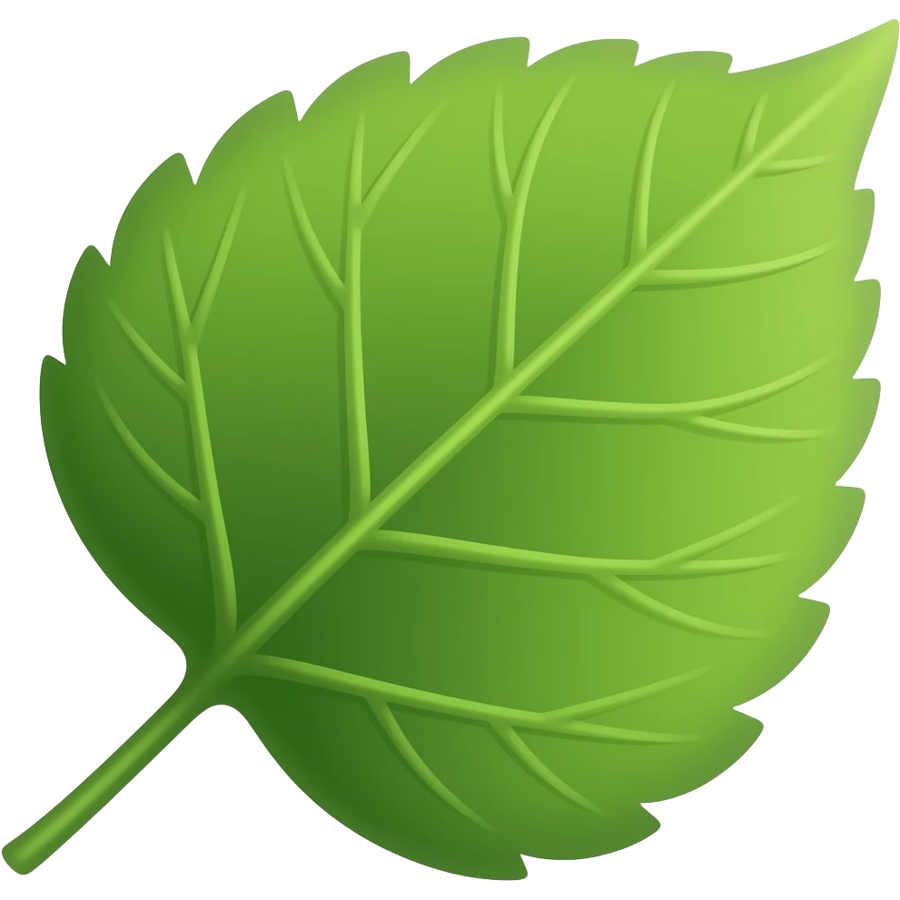 linden tree leaf emoji