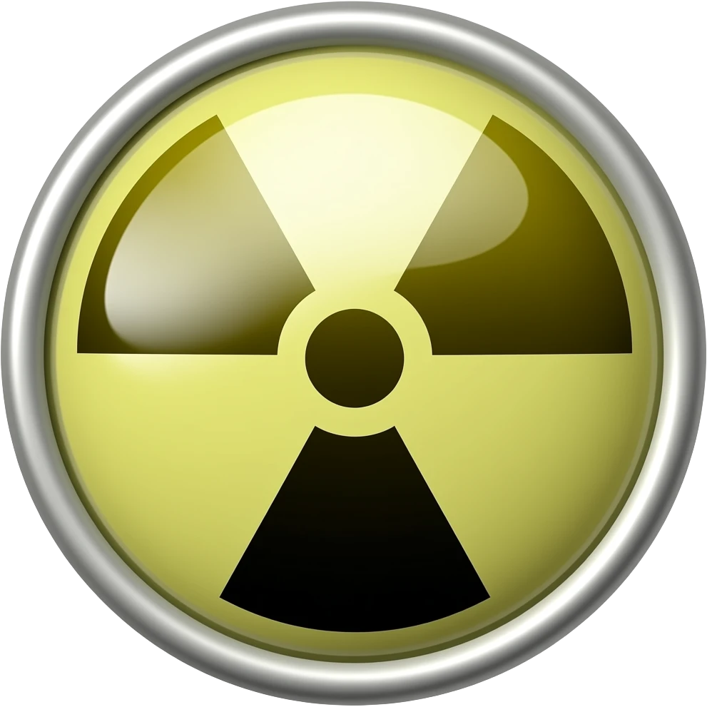 radiation sign emoji