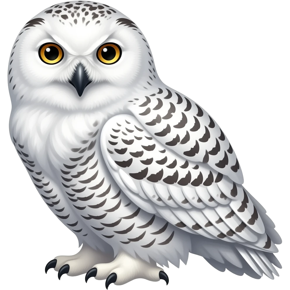 Snowy owl emoji
