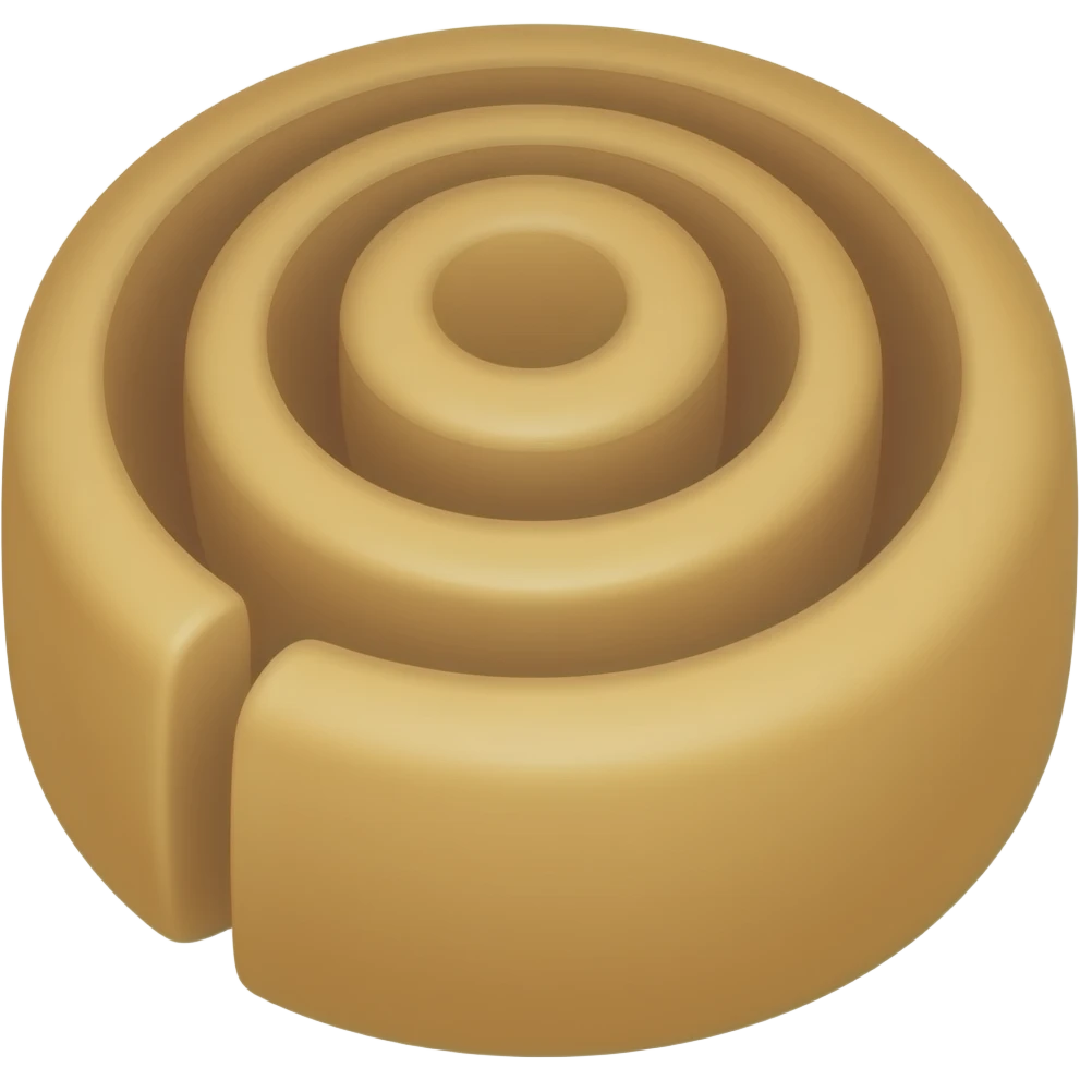 A cinamon roll emoji