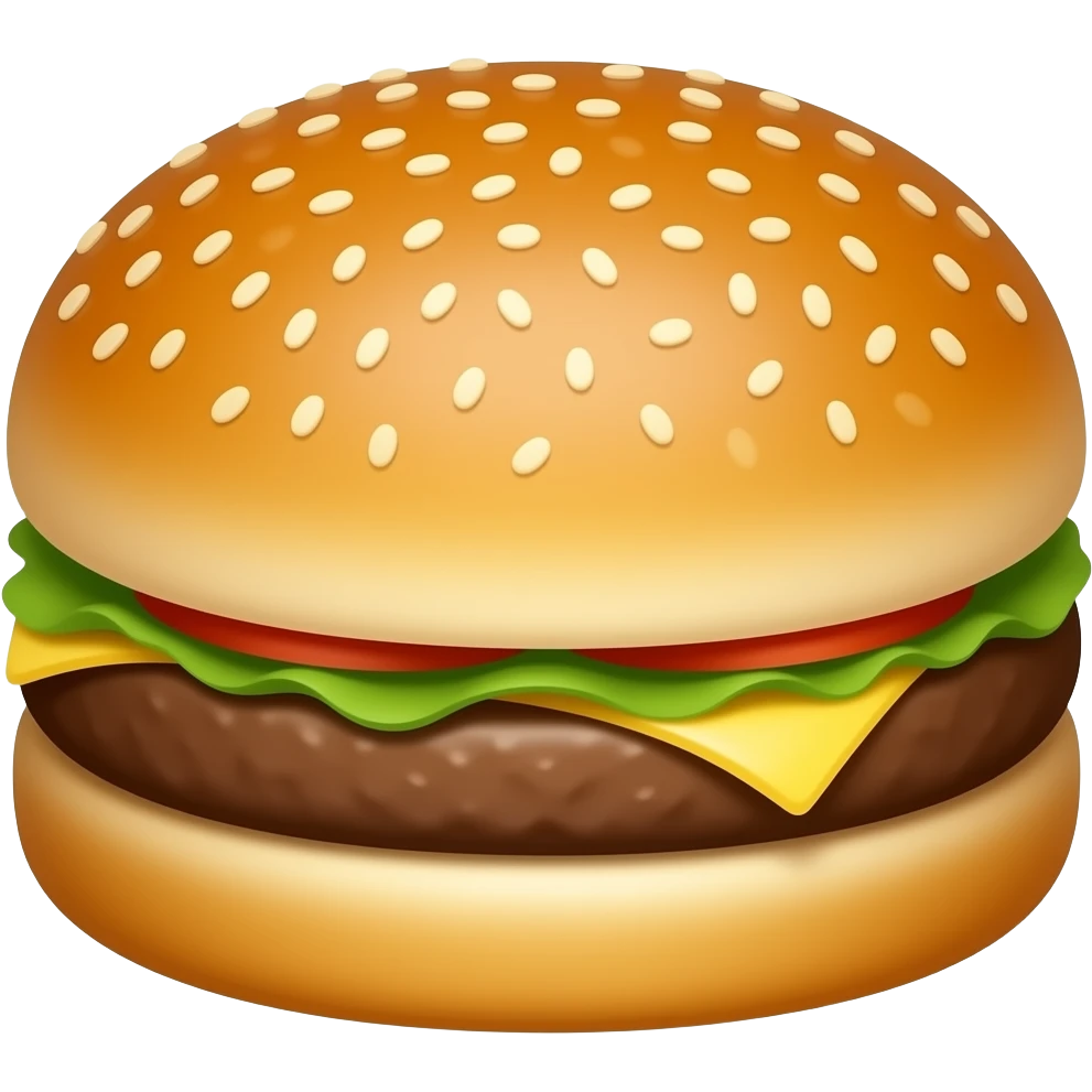 hamburger just the bun emoji