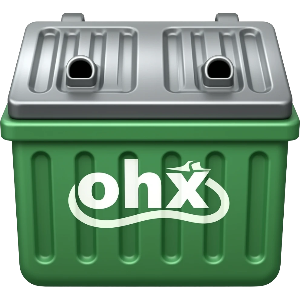 synthwave dumpster emoji