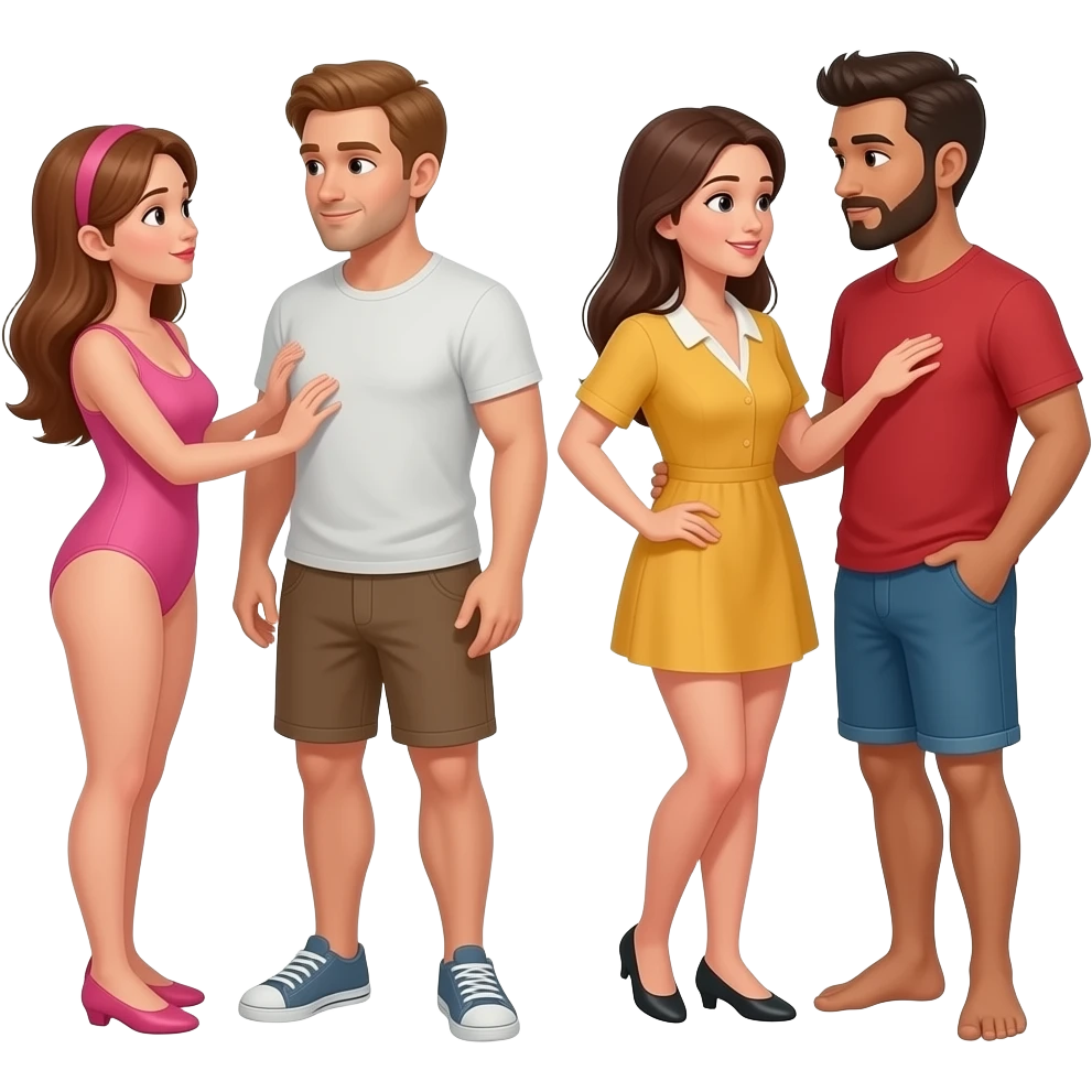 Foursome intimacy emoji