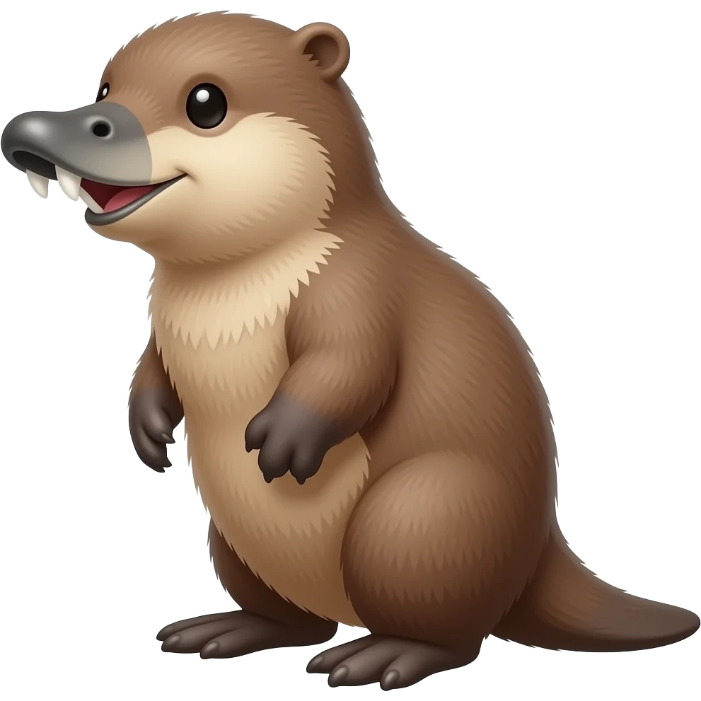 Platypus the beak and body emoji