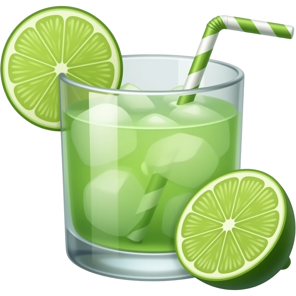 Lime drink smooth classic drink emoji emoji