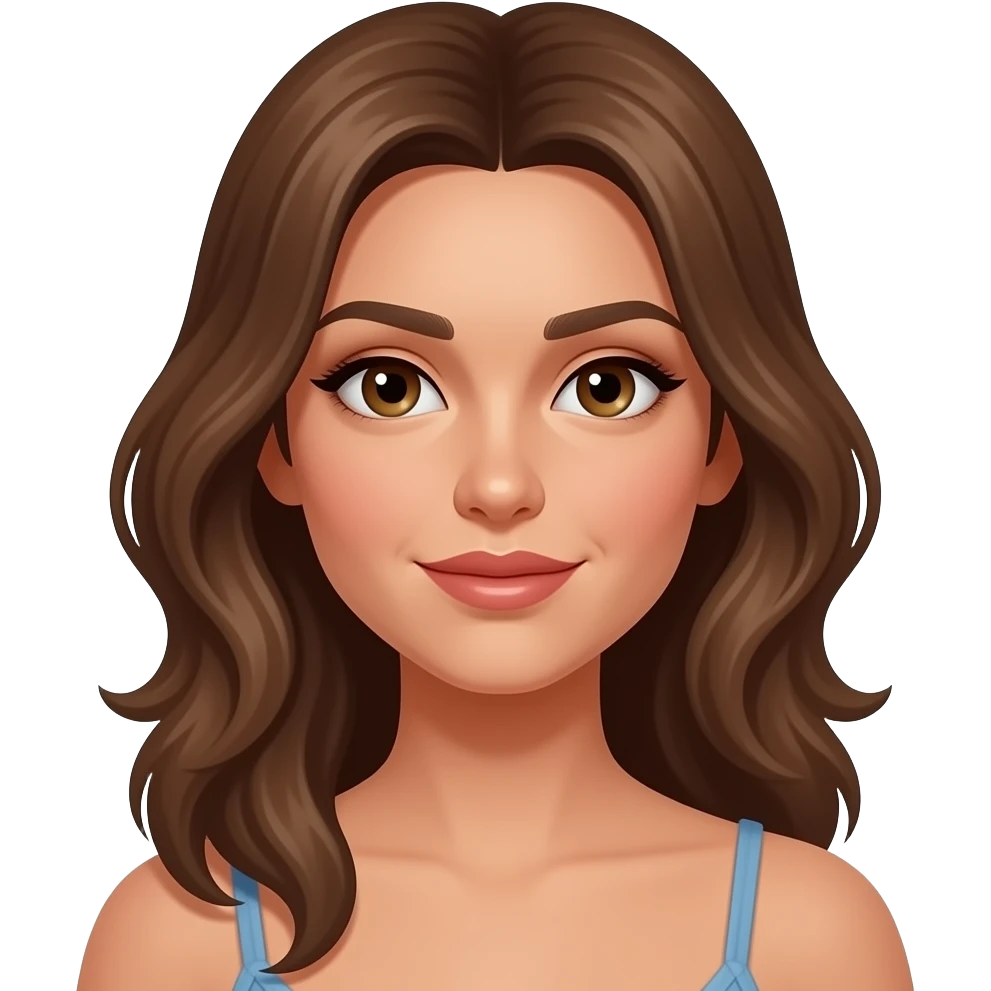mujer modelo emoji
