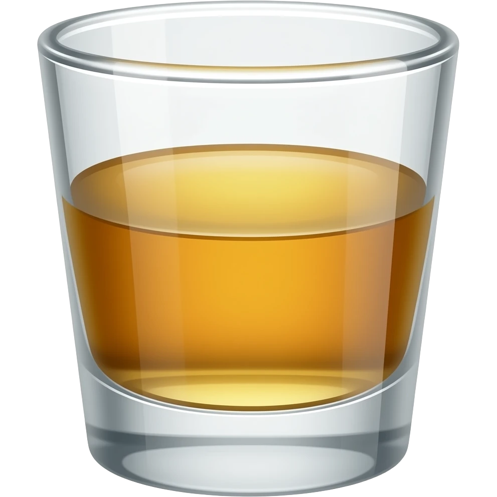 Liquor shot emoji
