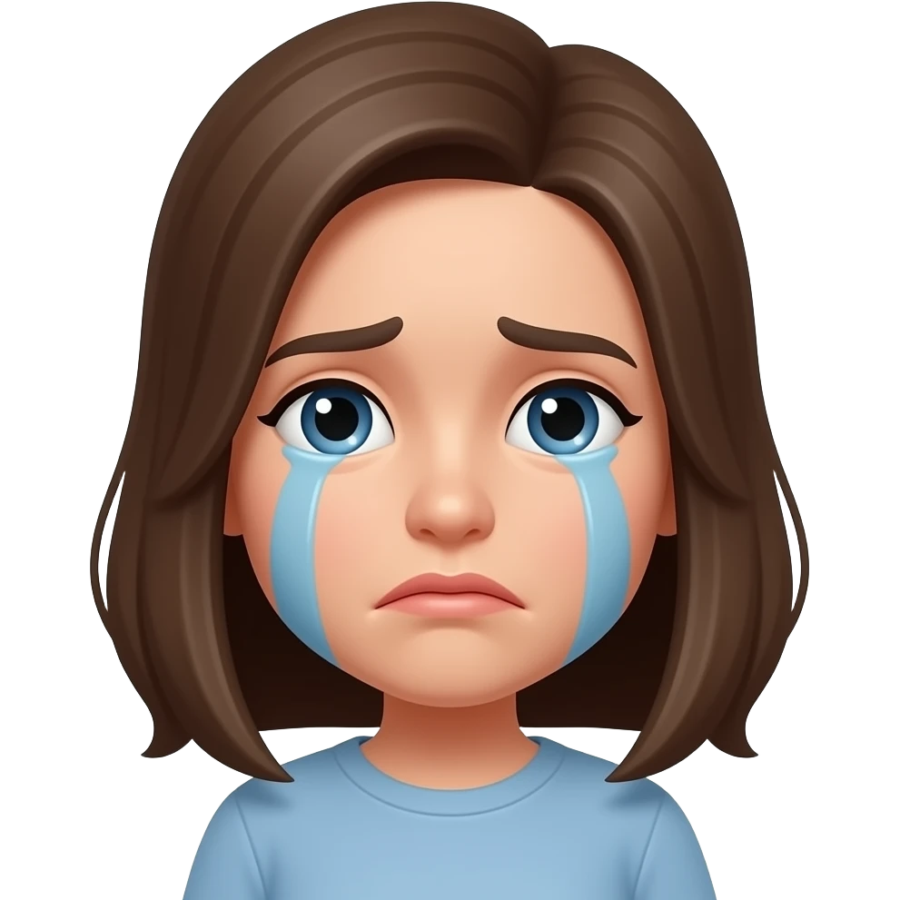crying face emoji