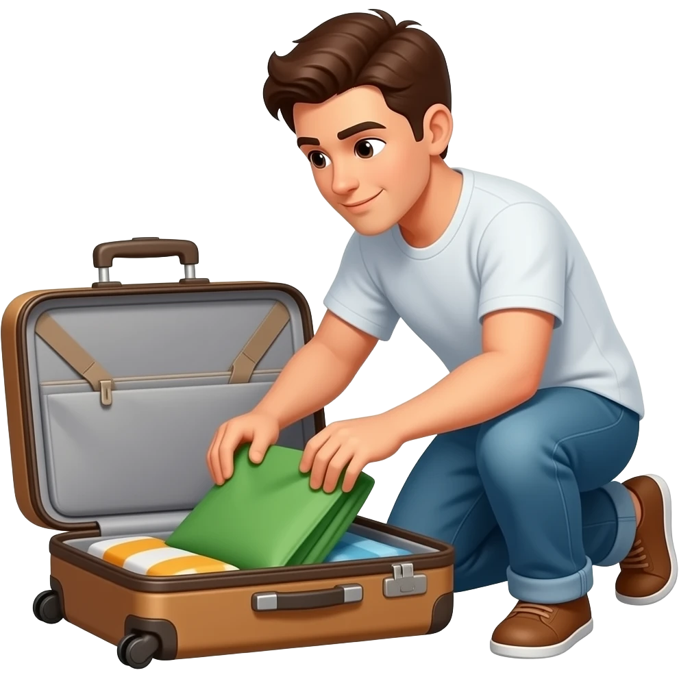 I pack my suitcase emoji