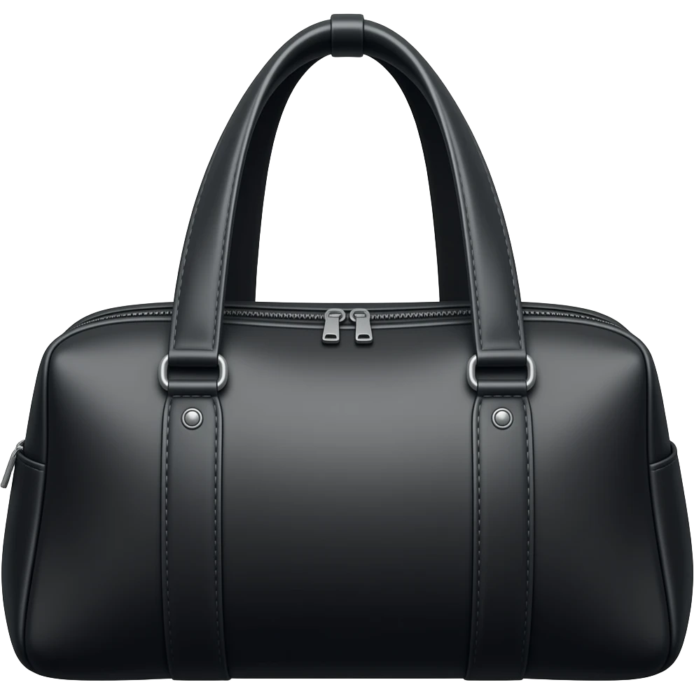 gym bag black wihtout emoji emoji
