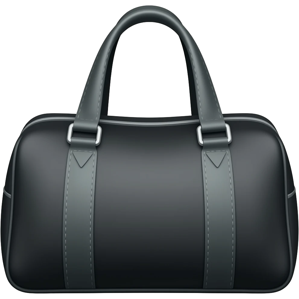 gym bag black emoji