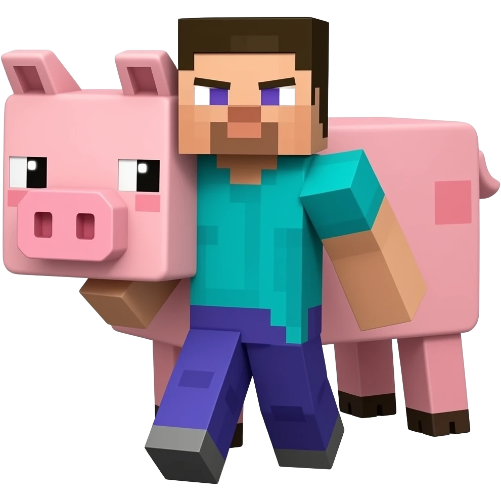 Pig minecraft emoji