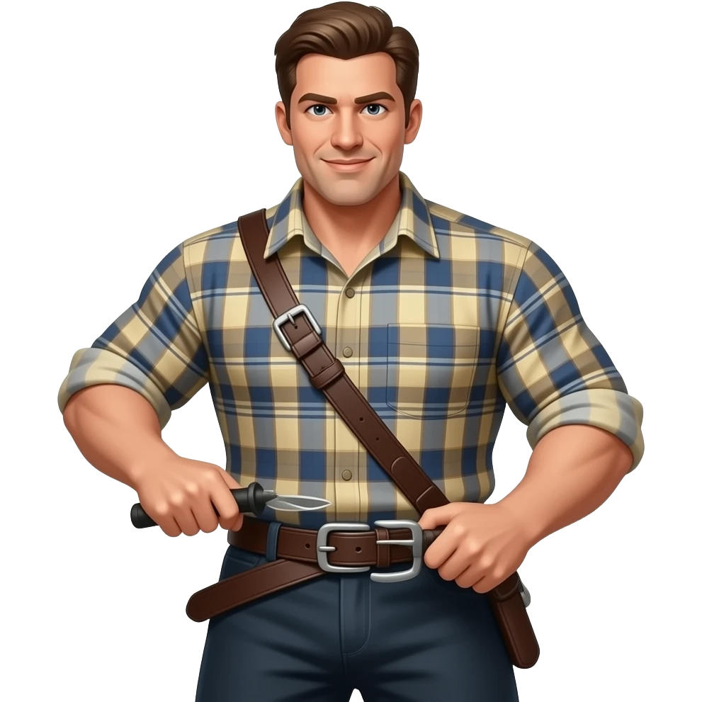 Belt whipping emoji
