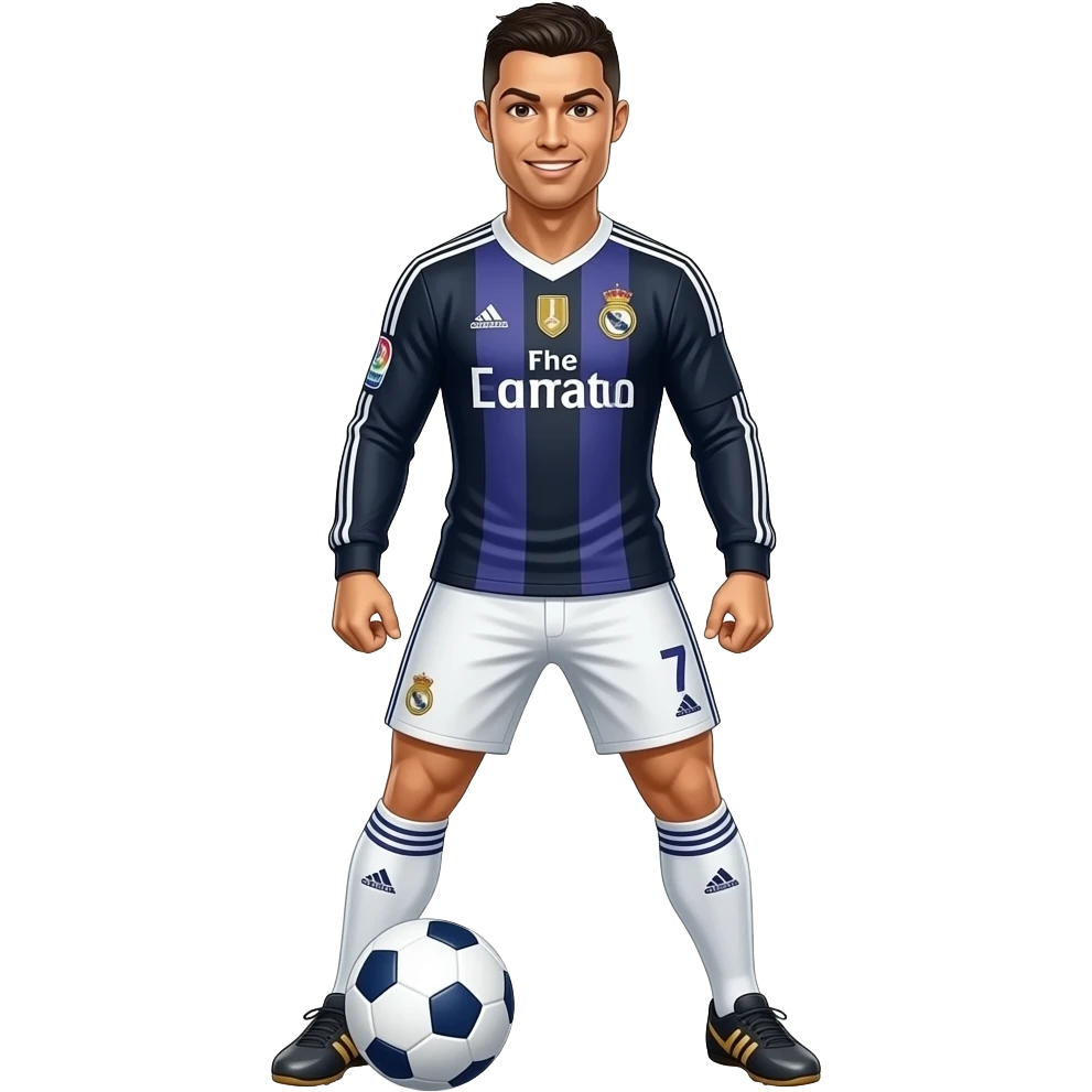 Ronaldo doing moonwalk emoji