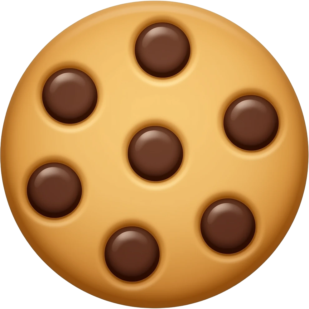 Chocolate cookies emoji