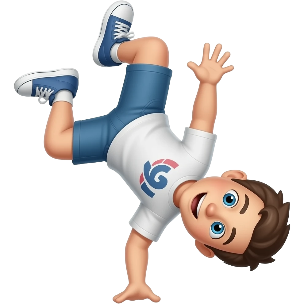 IShowSpeed doing a backflip emoji