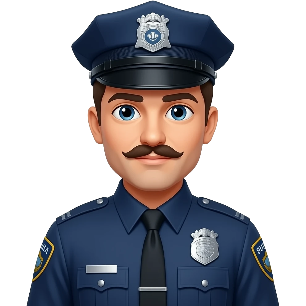 Polices With Mustaches emoji