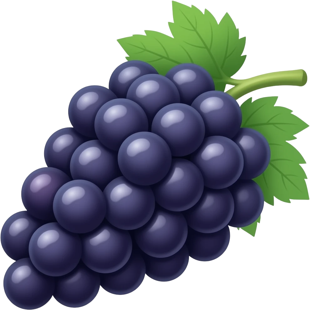 Black Grape emoji