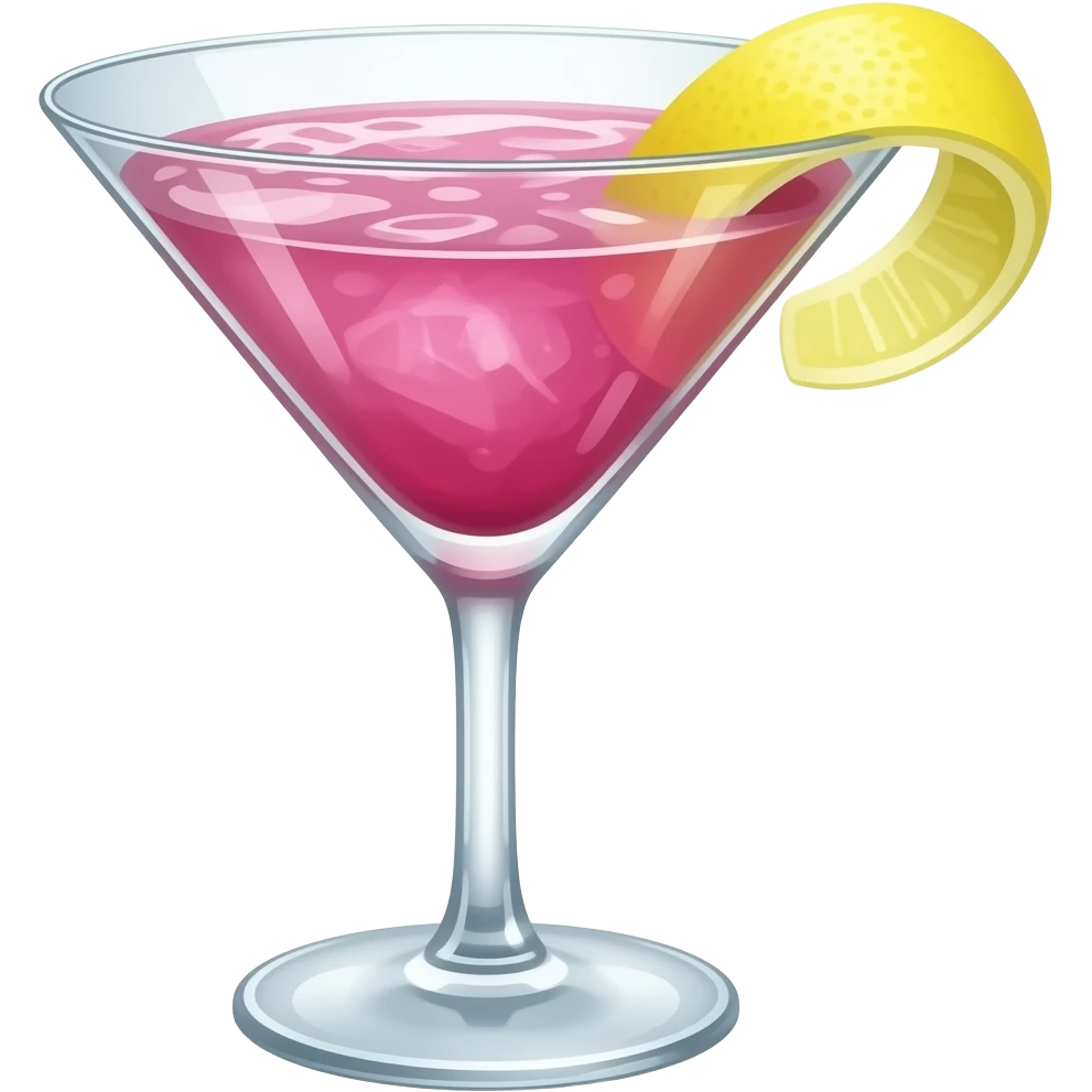 pink cocktail emoji