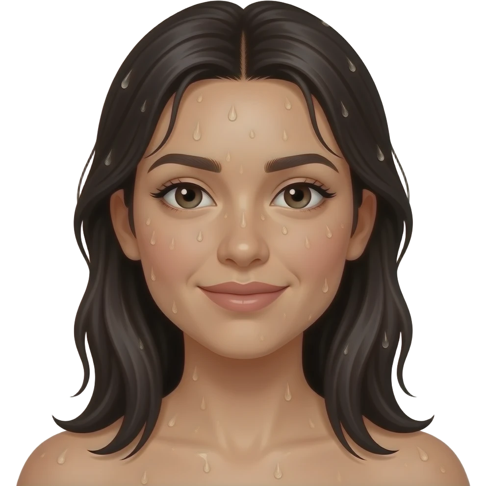 Wet vegin emoji