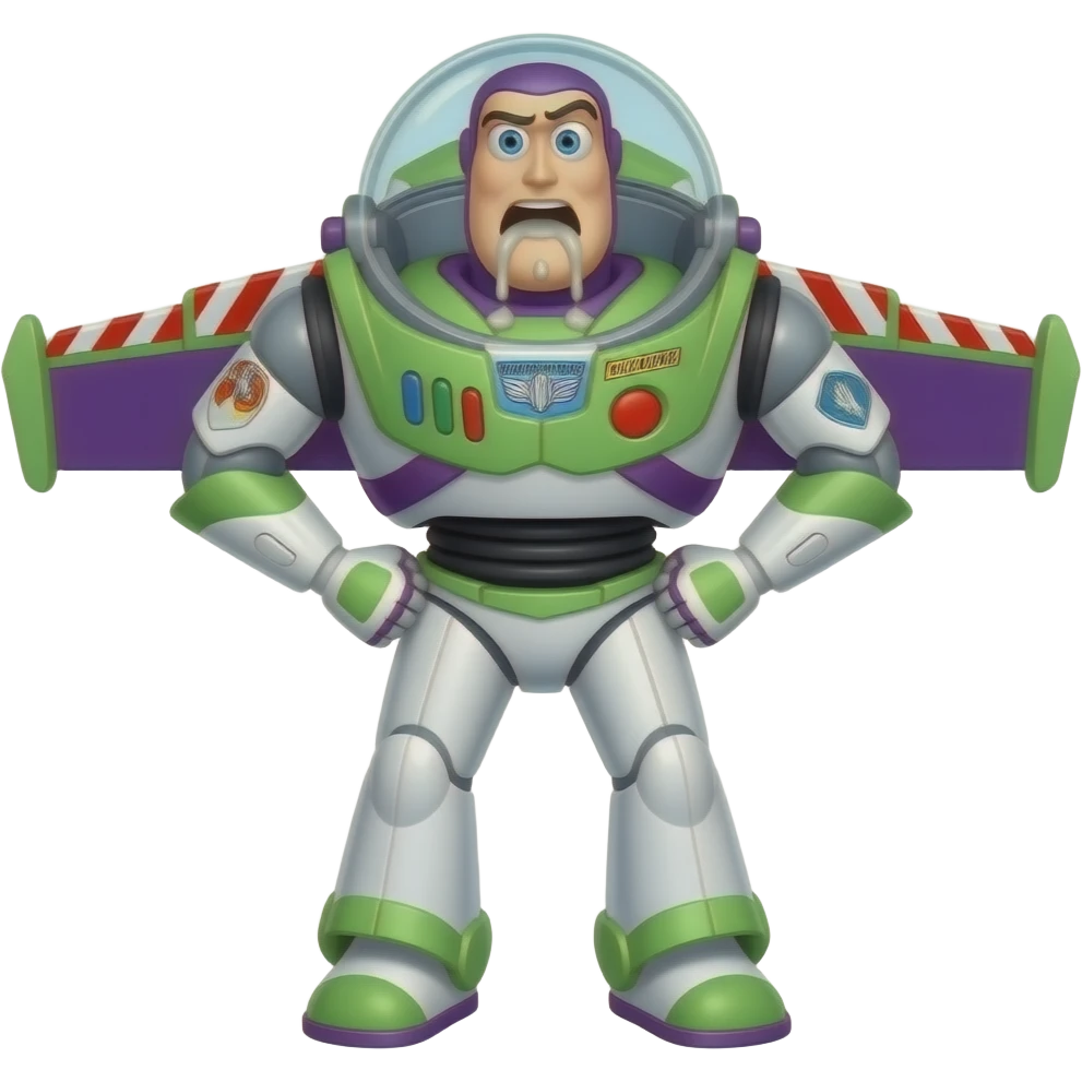vomiting, diarrhea, epidemic: Buzz Lightyear emoji