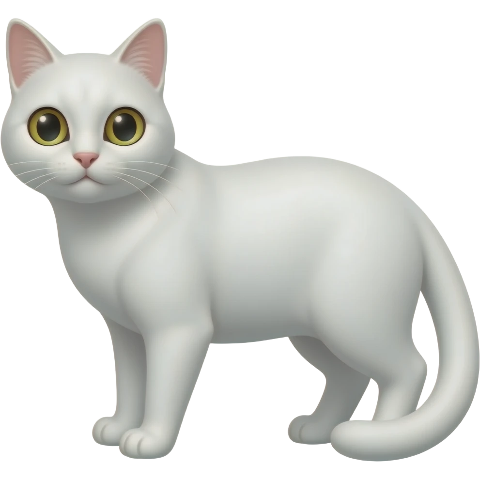 White cat emoji