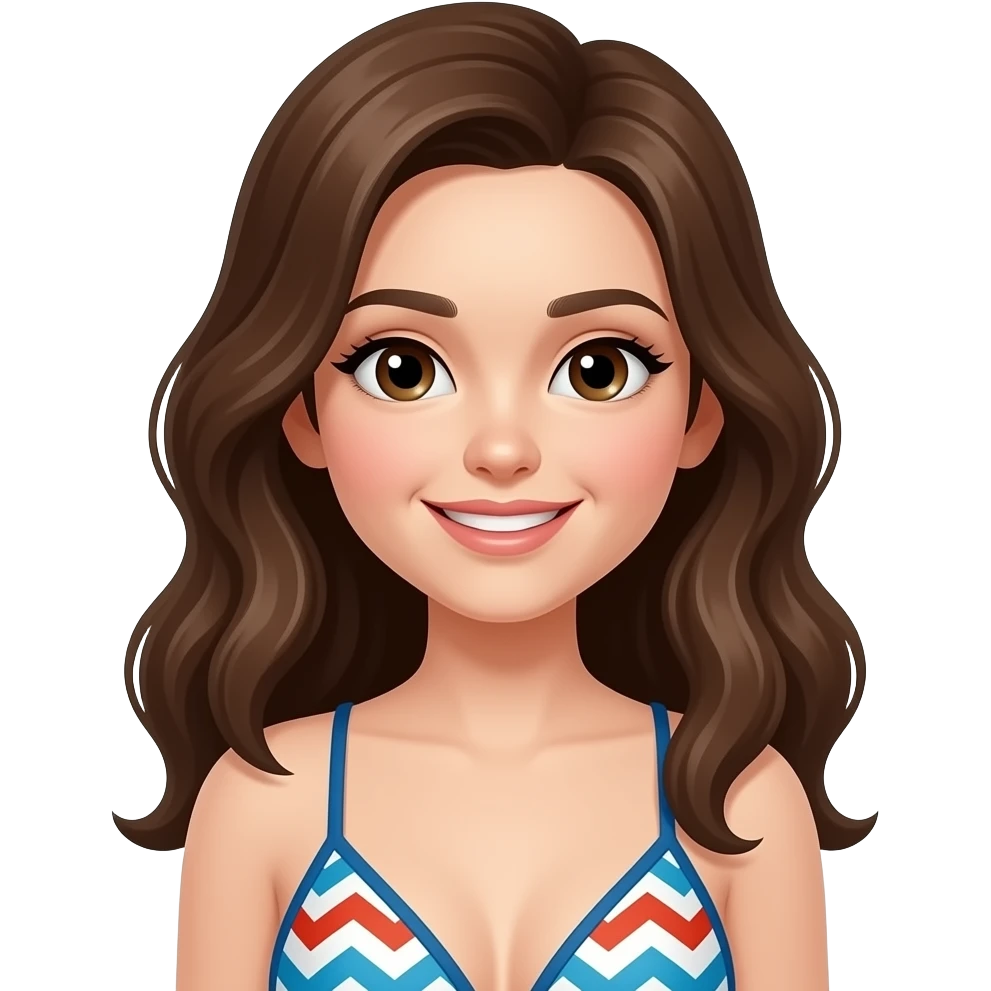 Girl with bikini emoji