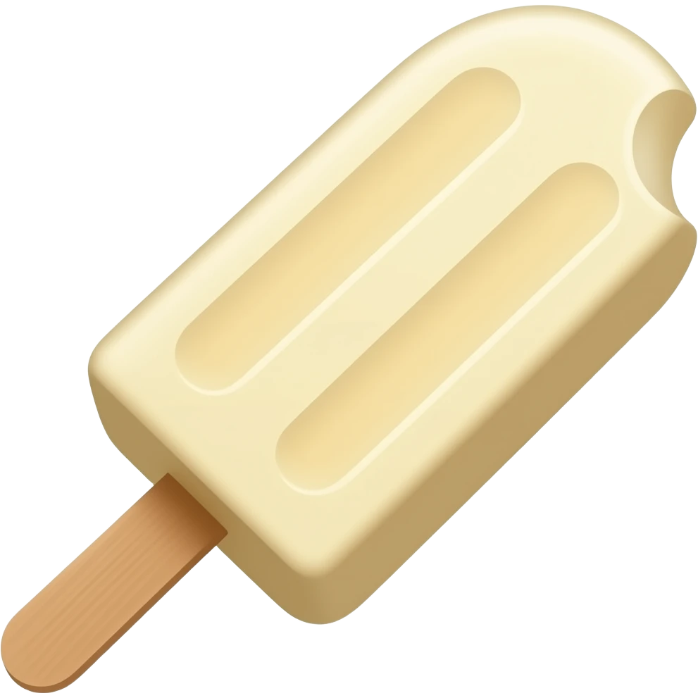 Vanilla popsicles emoji