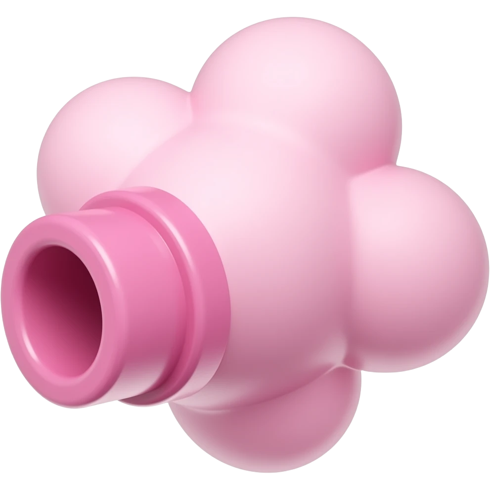 Pink fogger emoji