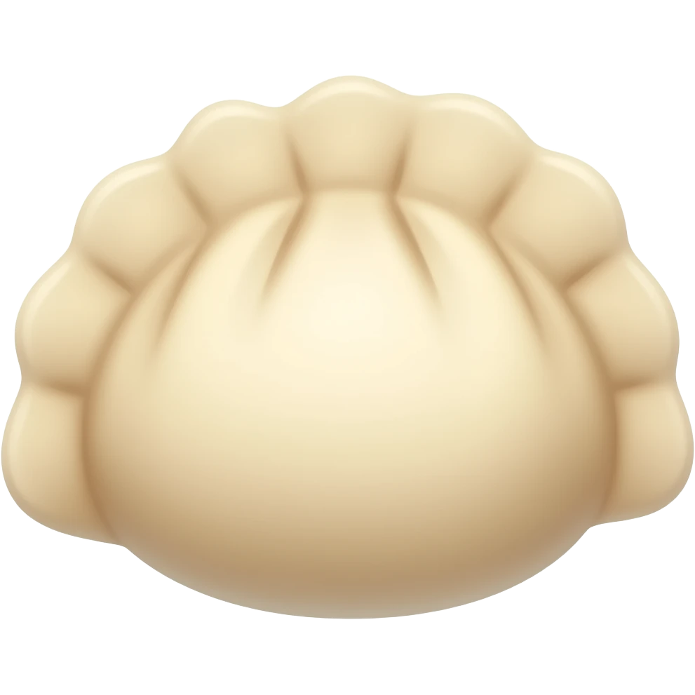 Dumpling squishy emoji