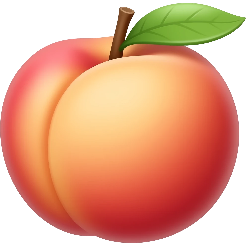peach orange heart emoji