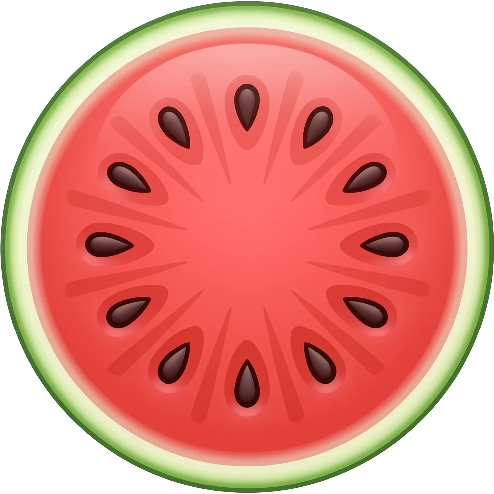 Half watermelon emoji