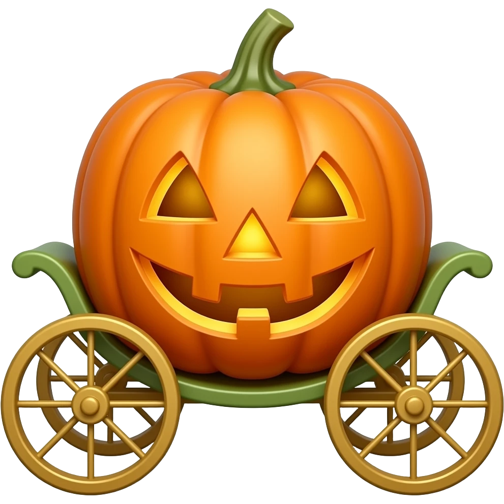 pumpkin carriage emoji