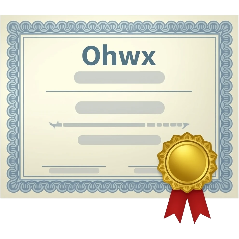 Certificat emoji