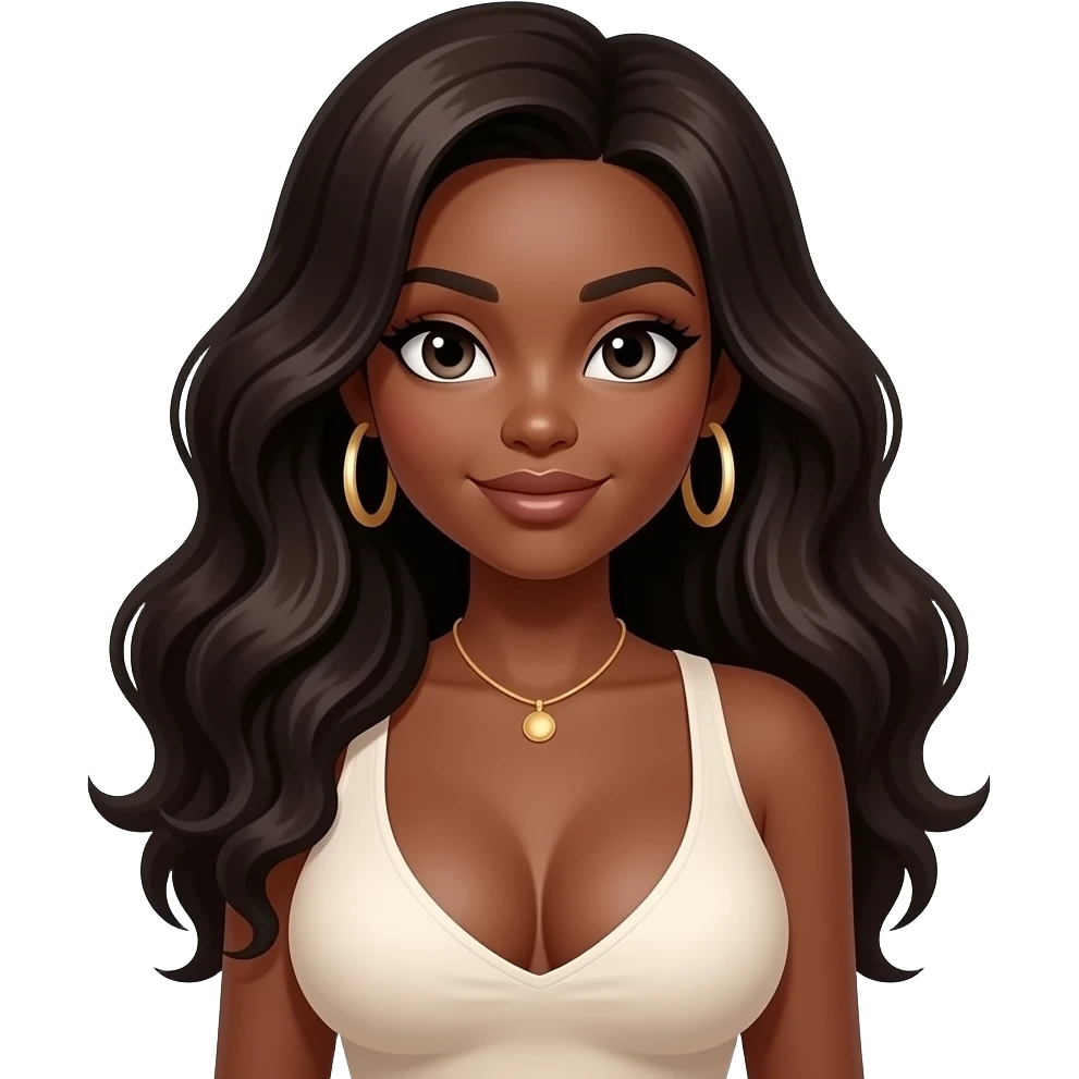 Nigerian ebony curvy girl whit big boobs emoji