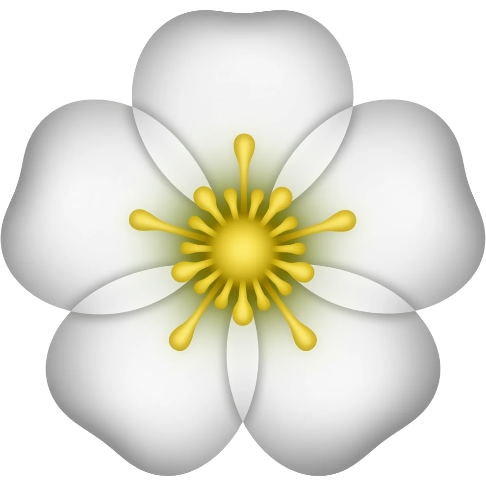 White flower emoji