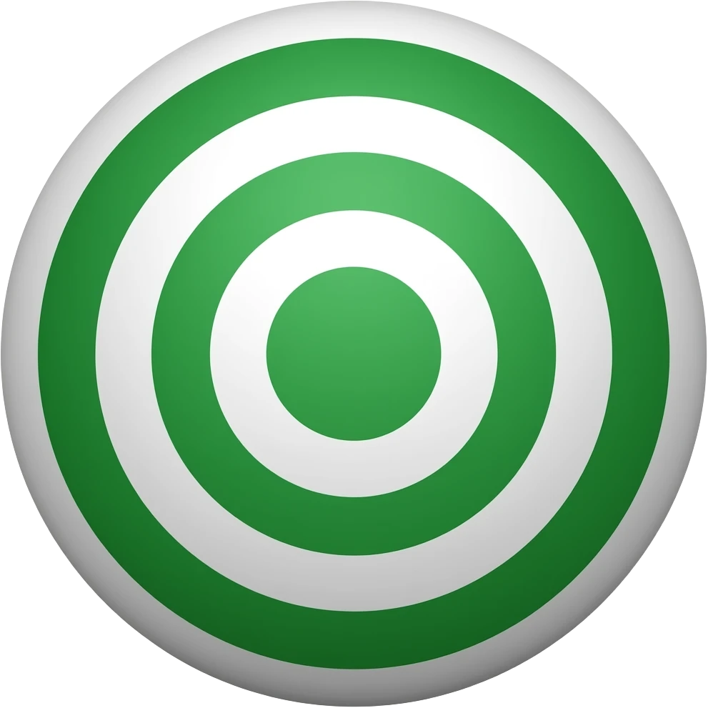 Target verde emoji