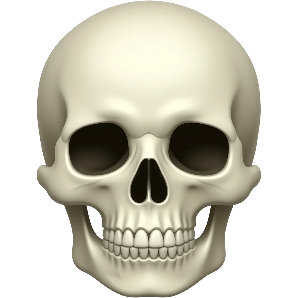Skull face emoji