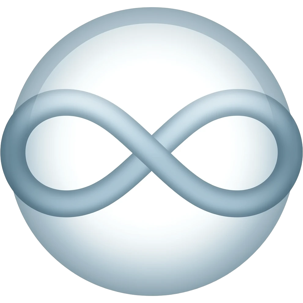 Infinity sign emoji