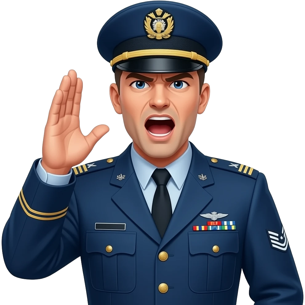 2. Sergeant Steel    Military drill sergeant with over-the-top motivation. emoji