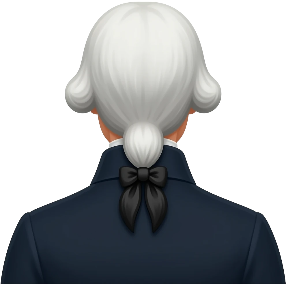 George Washington from behind emoji