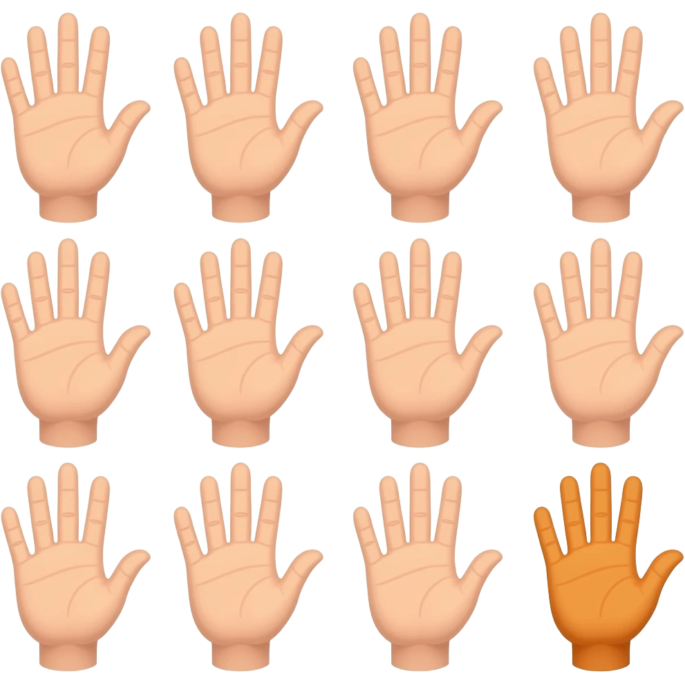 67 hands emoji