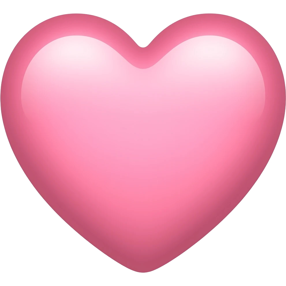 pale pink heart emoji
