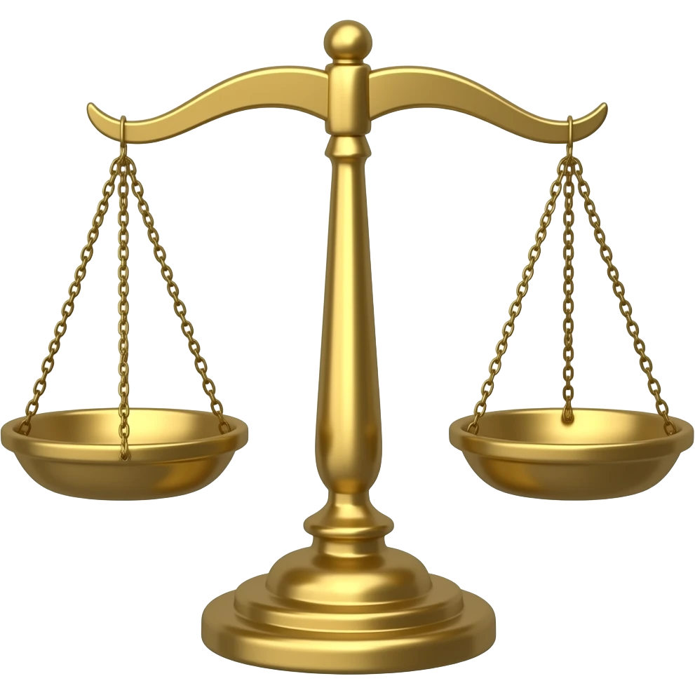 two side balancing blank Scale emoji