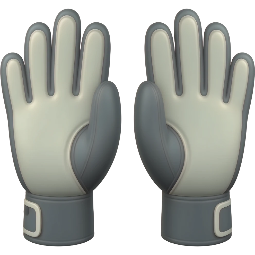 Guantes de portero de fútbol emoji