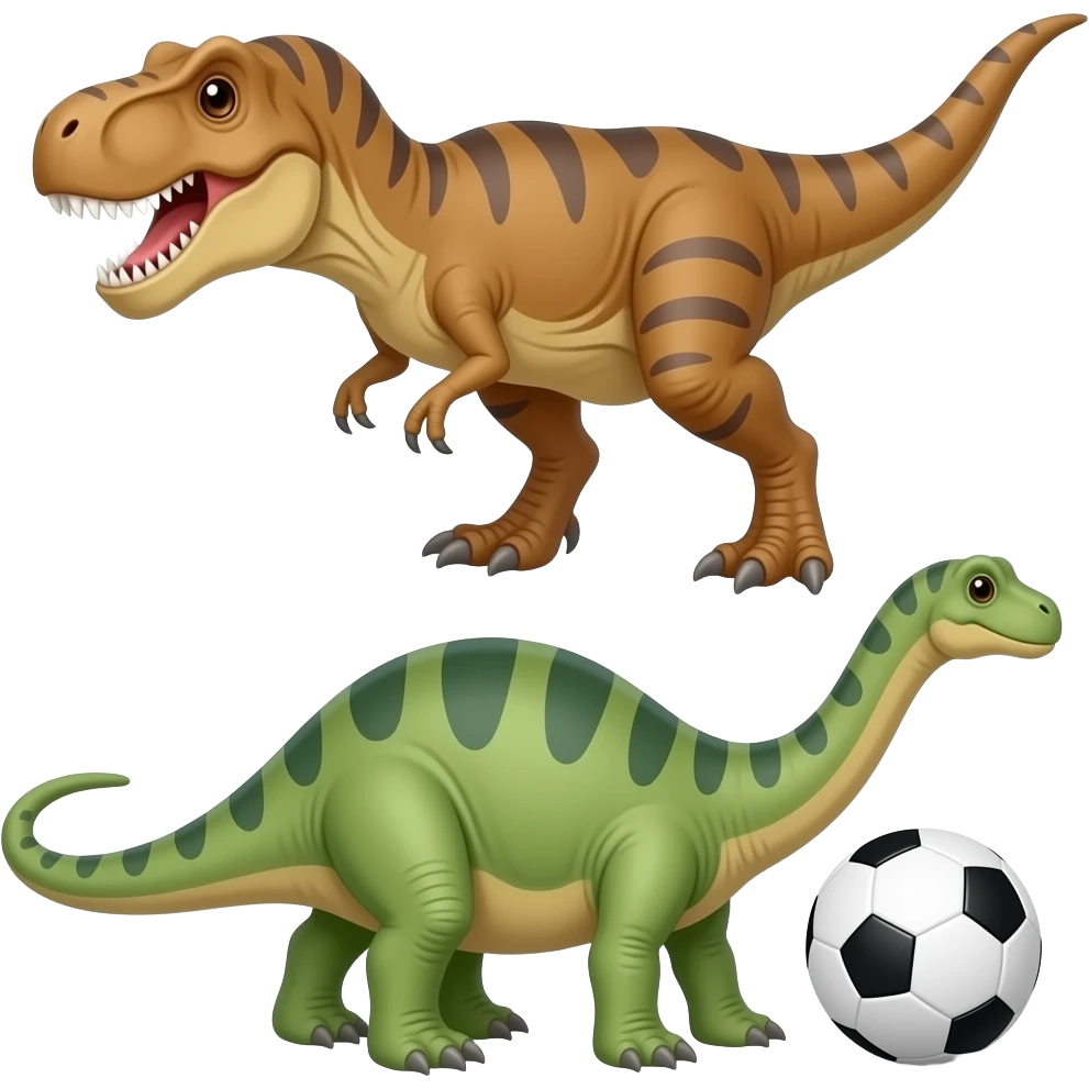🦖🦕⚽️ emoji