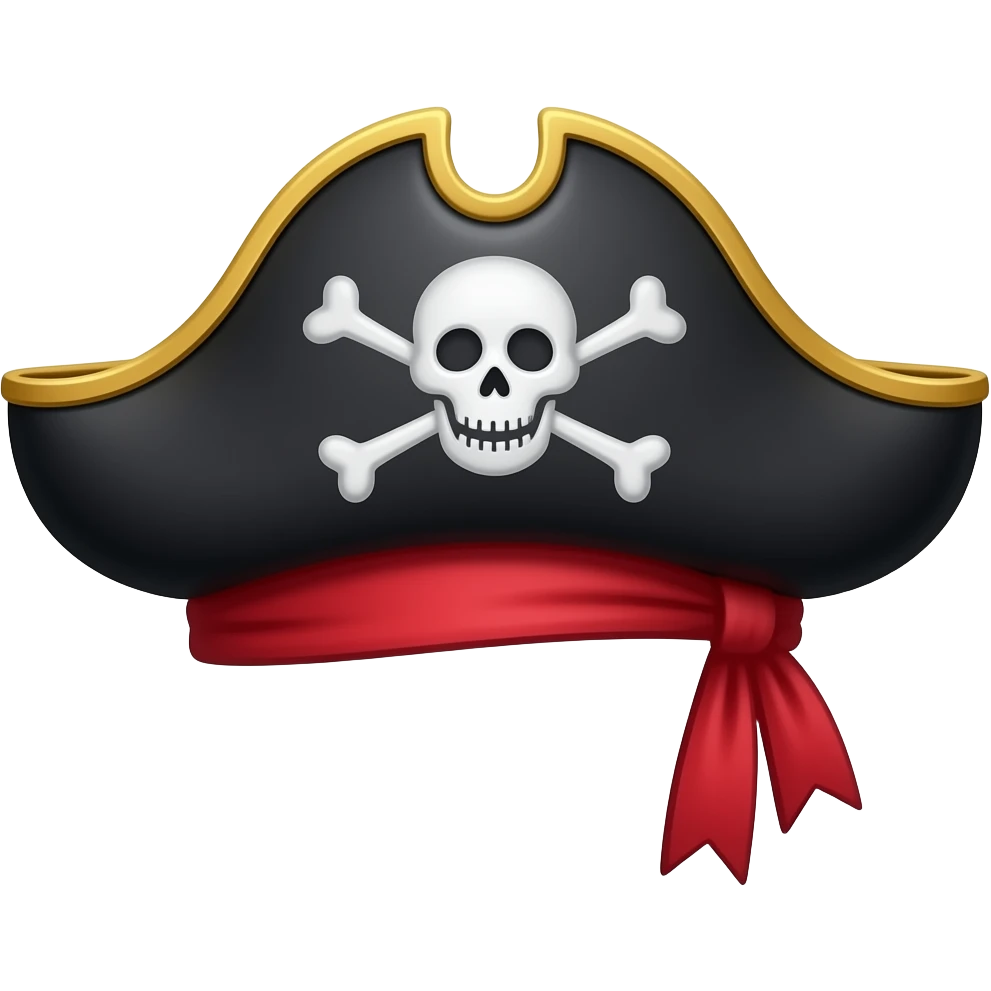 pirate hat emoji