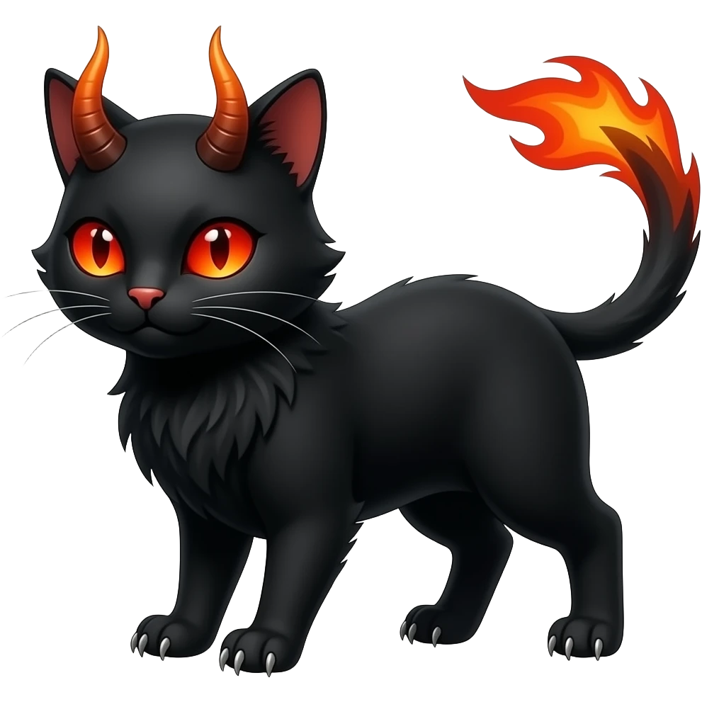 demon cat emoji